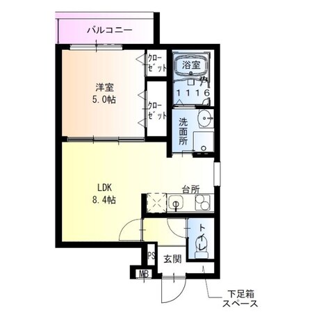 フジパレス城北公園通Ⅵ番館の物件間取画像